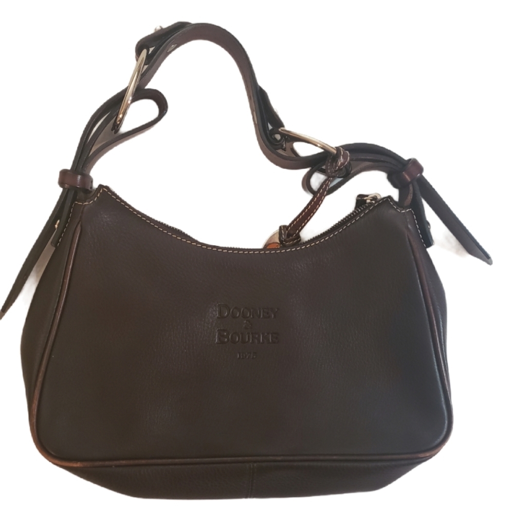 Dooney and Bourke Pebbled Leather Hobo Handbag - Picture 2 of 16